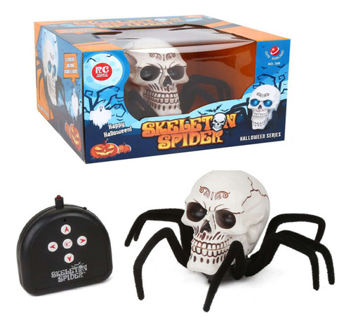 Juguete De Control Remoto De Araña Esqueleto De Halloween 23