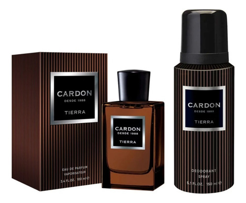 Combo Perfume Cardon Tierra 100ml + Desodorante 150ml