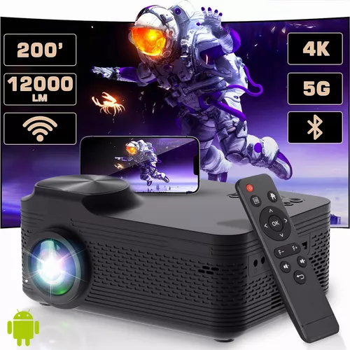 Proyector Android Full Hd 1080p 12000 Lm Wifi Compatible 8k