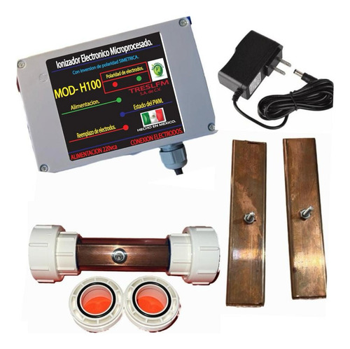Ionizador Purif. Piscinas Albercas Electrónico H100 No Solar