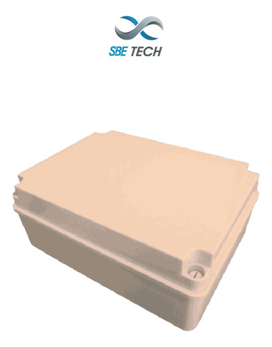 Caja Plástica Con Tapa Opaca De 38x30x12 Cm Multiusos, Ip66,