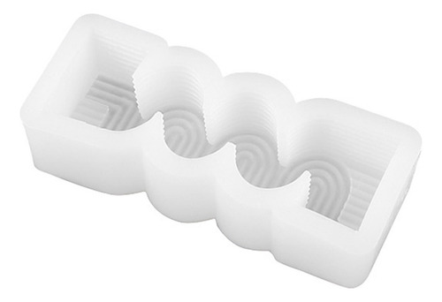 Molde De Silicona Pillar Candle Con Forma De Tira Larga, Vel
