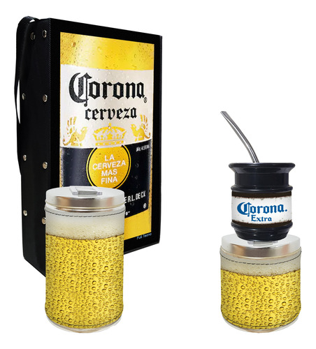 Set Matero 4 Piezas Abmby Cerveza Corona Excelente Calidad