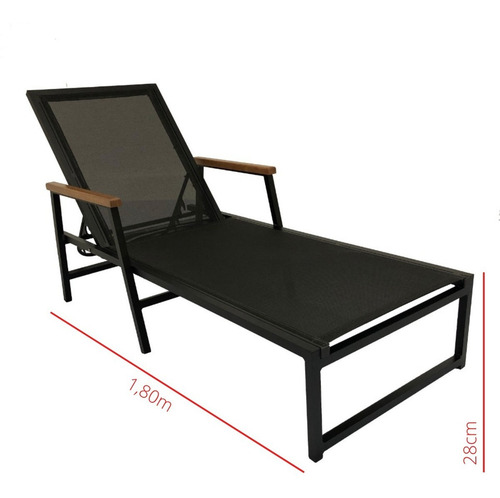 Imagem 9 de 10 de Kit Completo Mesa Com 4 Cadeiras Aluminio Espreguiçadeiras