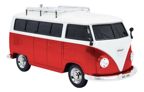 Mini pen drive Kombi Sound Box, Mp3, FM, USB, SD, color rojo