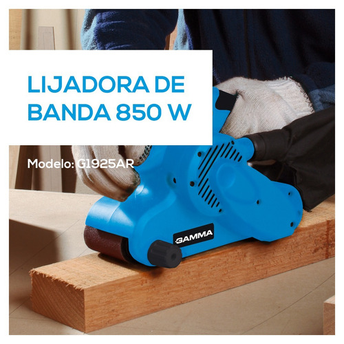 Lijadora De Banda Gamma 850w G1925ar Color Celeste Frecuencia 50 Hz