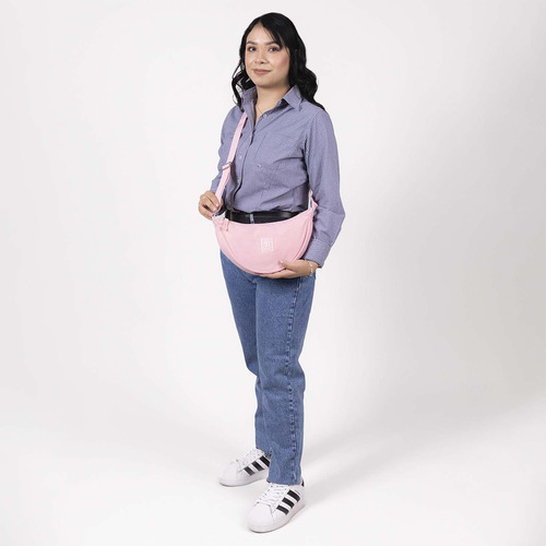 Crossbody Dama Chenson 1818 Zilp Asa Ajustable 1866552 Rosa