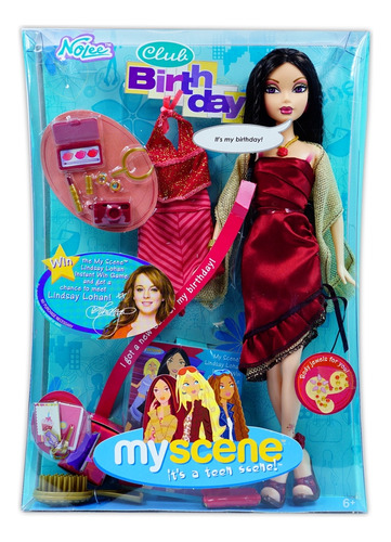 Barbie My Scene Club Birthday Nolee 2004 Edition