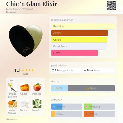 Elixir Chic'n Glam - New Brand - 75ml | Original | Parcelamento
