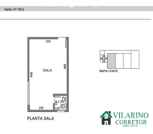 Imagem 3 de 9 de Alugar Sala Com Vaga De Garagem Prédio Com Elevador - 2883