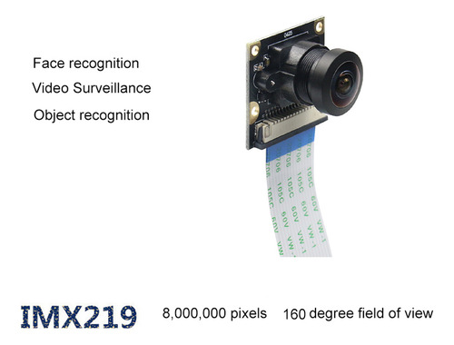 Módulo De Cámara Imx219 De 8 Mp Para Jetson Nano 160 Degree