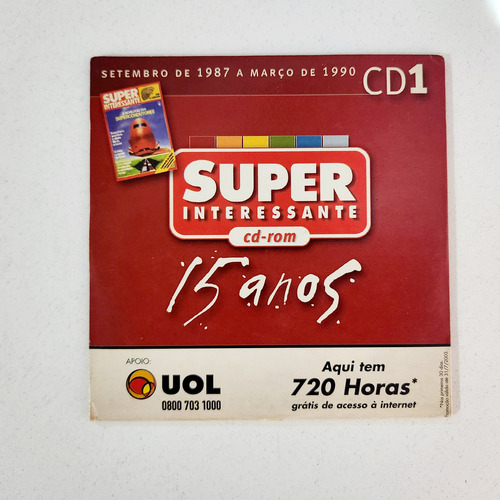 Revista Super Interessante - 15 Anos, Coleção Em 6 Cd's (Usado)