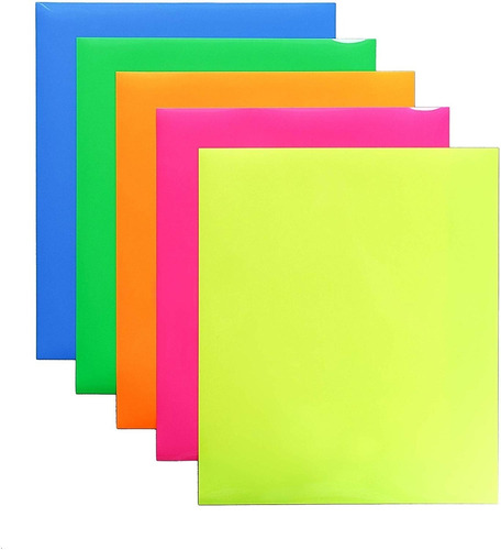 Vinilo Textil Americano Pu 5 Hojas De 25x30cm Colores Neon