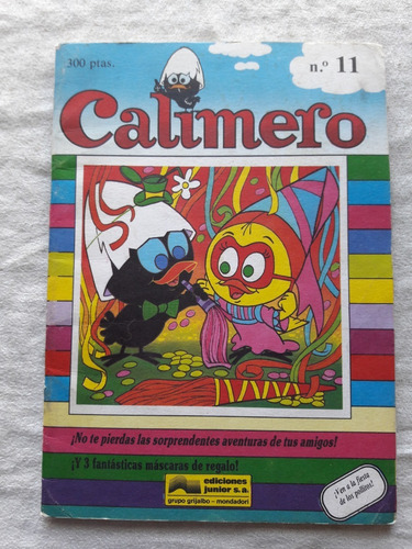 Calimero N° 11 Y El Fantasma De Polliness Con Caretas (Usado)