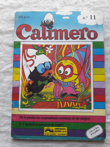 Calimero N° 11 Y El Fantasma De Polliness Con Caretas