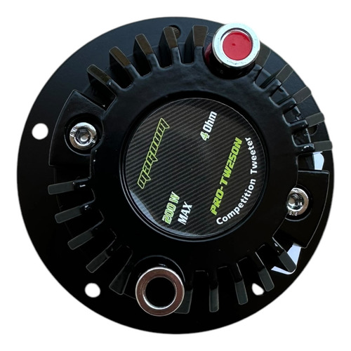 Par Tweeters Magnum Neodimio Pro-tw250n 200 Watts Max Color Negro