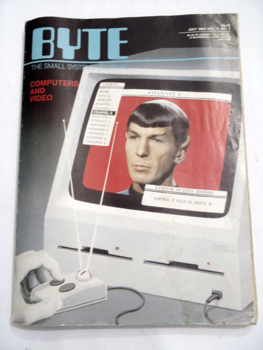 Byte 1984 Dr. Spock Leonard Nimoy En Tapa Rarisima 464 Pags!