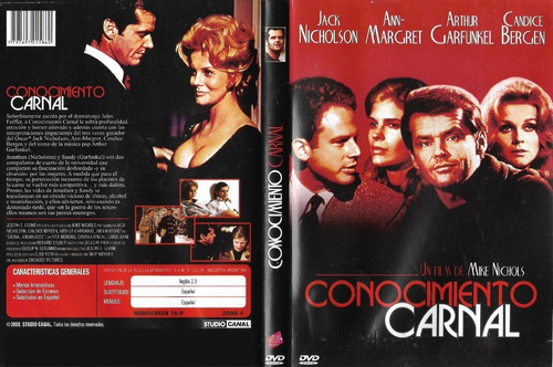 Conocimiento Carnal Dvd Jack Nicholson Candice Bergen