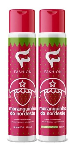 48 Produtos Shampoo E Condicionador Morango Fashion Atacado 