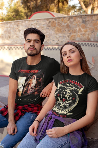 Camiseta Rock Metal Ozzy Osbourne Black Sabbath N5 Unisex