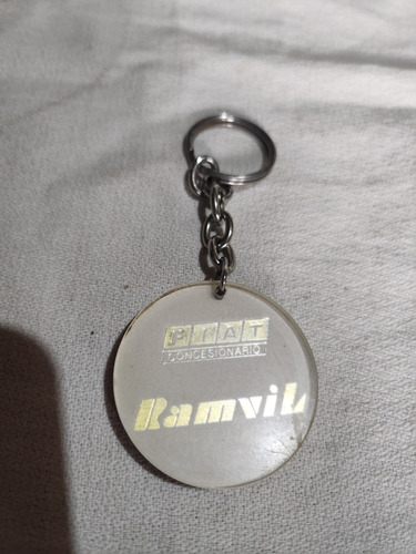 Llavero Fiat Concesionario Fiat Ramvil Original Acrilico (Usado)