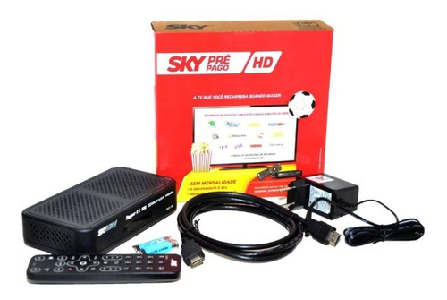 Imagem 5 de 5 de Antena Sky Livre Com 02 Aparelhos Hd Kit Compl 03 Anos Livre