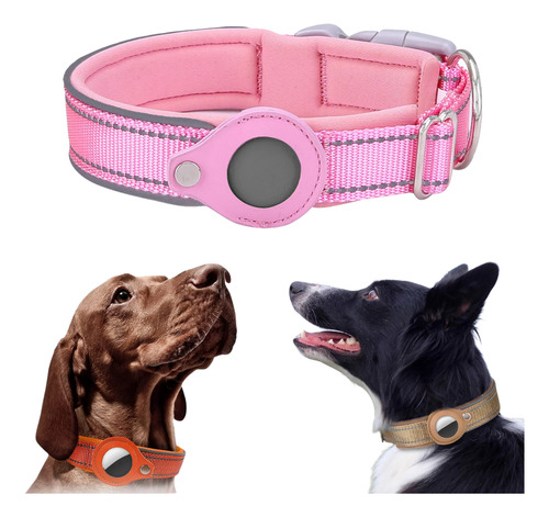 Coleira Para Cachorro Com Suporte Para Airtag Rastreador Gps