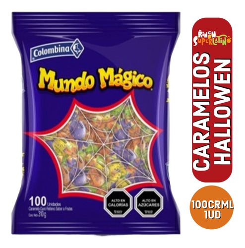 Caramelos Hallowen Mundo Magico Bolsa 100ud