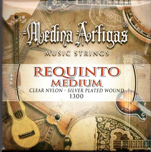 Encordado Para Requinto Medium Nylon Medina Artigas 1300