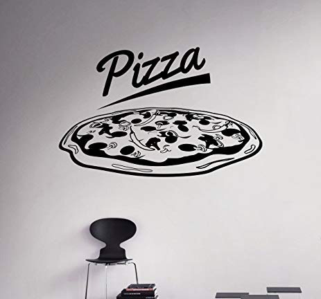 Vinilo Decorativo Pizza Pared Mas Diseños 4u