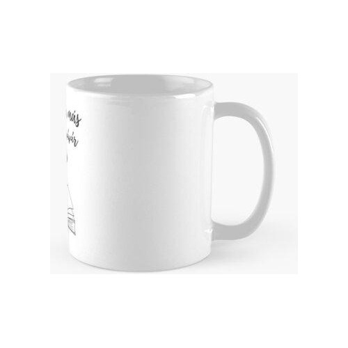 Taza La Mentira Más Bonita De Vivir Es Leer Calidad Premium