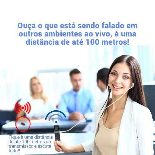Sistema De Escuta A Distancia Micro Escutas Espiãs Gravador