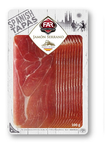 Jamon Serrano Español Paq. 500g