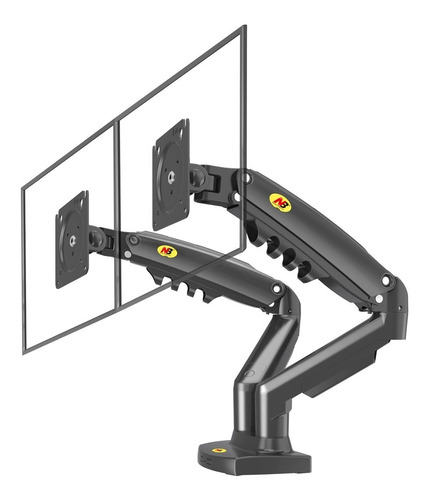 Suporte North Bayou NB F160 de mesa para TV/Monitor de 17" até 27" preto