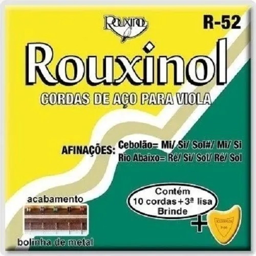 Encordoamento Rouxinol Viola R-52