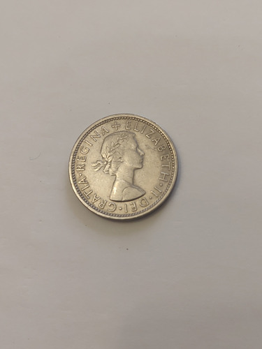 Moneda Regina Elizabeth Two Shillings 1967