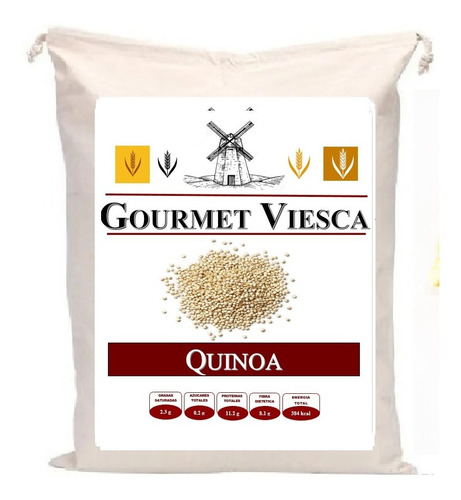 3 Kg De Quinoa Blanca Perlada Calidad Gourmet