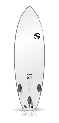 Imagen 3 de 3 de Tabla Surf Soft Sunset 5'8 X 20,2 Niños- Joven Azul