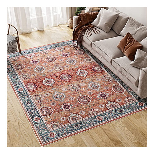 Dripex 8x10 Area Rugs - Stain Resistant Washable Rug Distre.