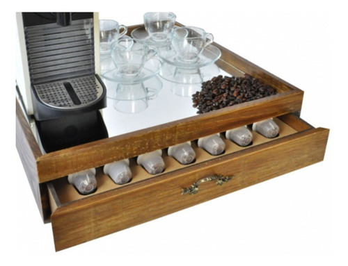Bandeja Caixa Para Maquina E Capsulas Nespresso