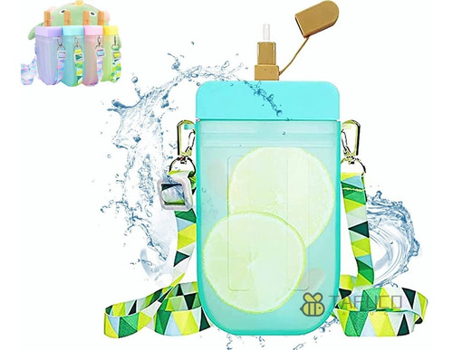 Botella Para Agua Forma De Helado Con Tirantes Ajustables