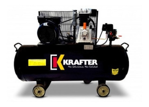 Compresor Krafter 100 Lts 220v 3 Hp Ack-100-3 - Ferremax