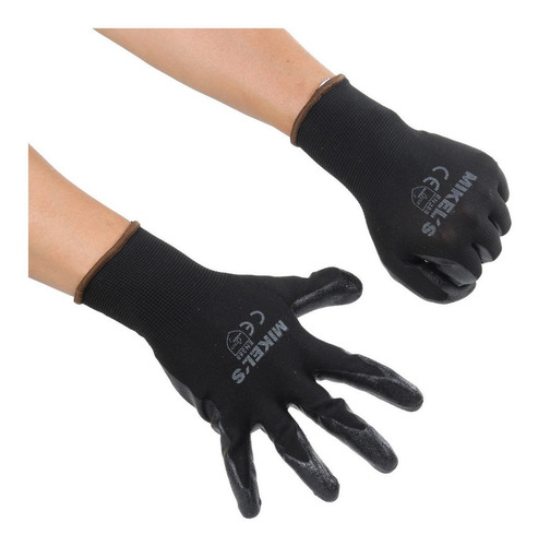 Guantes Nylon C/espuma Nitrilo Grandes Gen-2g Mikels