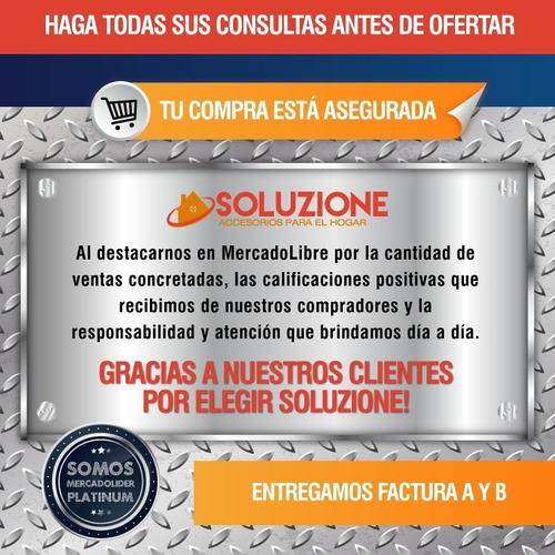 Imagen 10 de 10 de Placa Push Y Pull P/puertas Acero Inox 300 X 100mm Radem