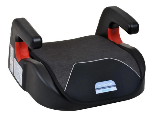 Assento Booster Burigotto Protege para Carro, Preto, de 15 a 36 kg