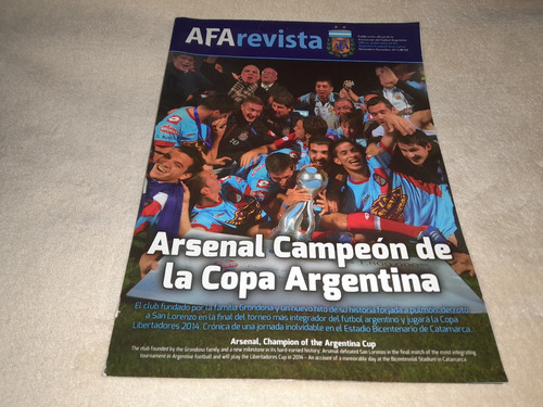 Afa Revista Arsenal Campeón Copa Argentina 2013