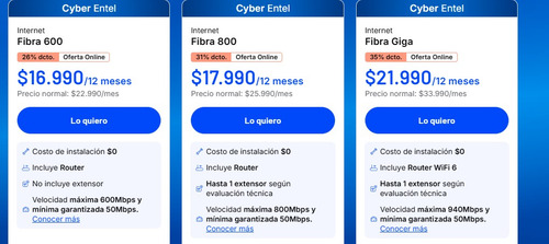 Internet De Calidad Para Tu Hogar Desde $16.990/mes