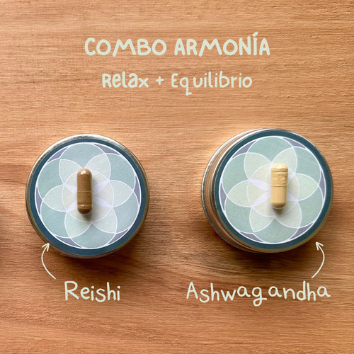 Combo Ashwagandha + Melena De León Extracto - Cápsulas 500mg Sin Sabor