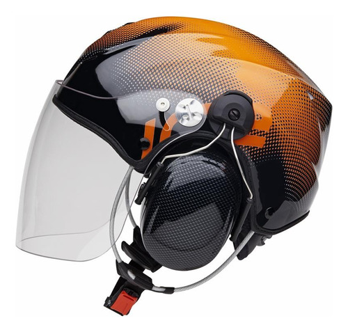 Capacete Paramotor Icaro Solar X Fonia Icom