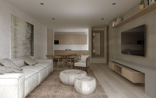 Departamento Con Club De Playa Frente Al Mar En Pre-construc